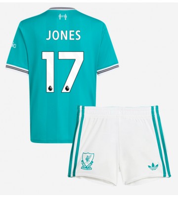 Liverpool Curtis Jones #17 Tredjetrøje Børn 2025-26 Kortærmet (+ Korte bukser)